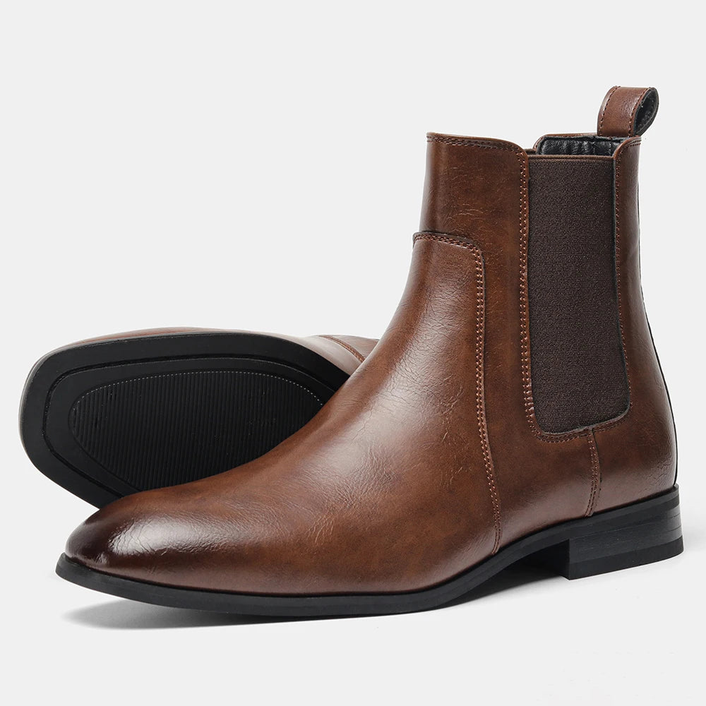 Sovereign™ Men’s Premium Leather Chelsea Boots