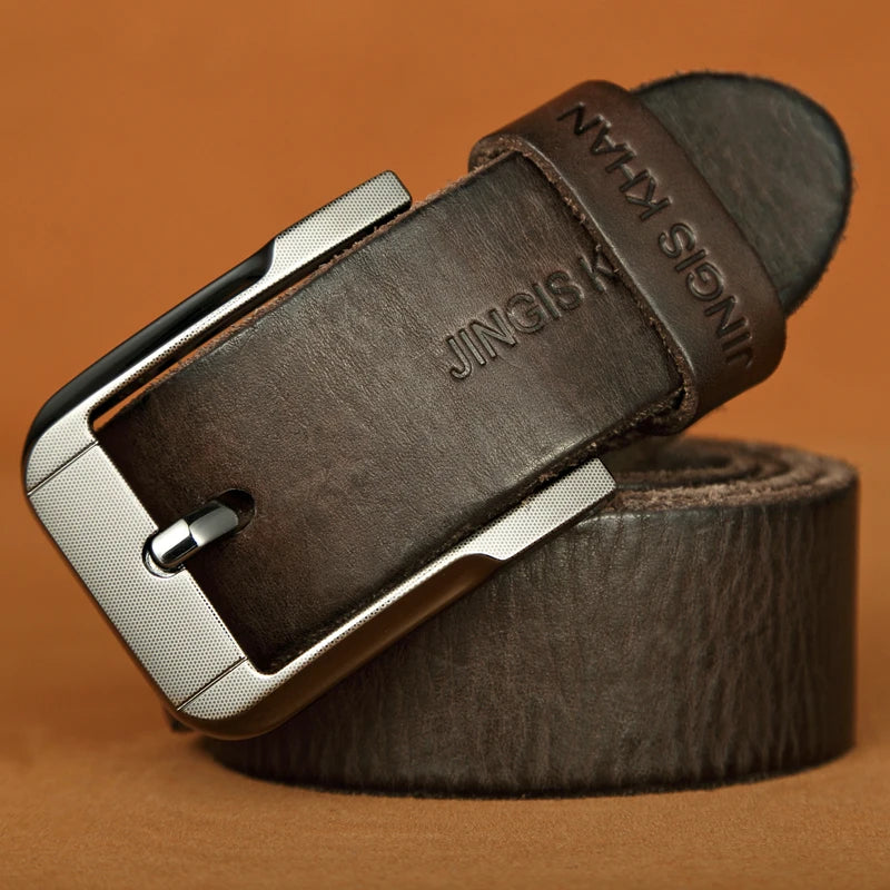 Premium Men’s Genuine Leather Belt – Handmade Vintage Old Money Style