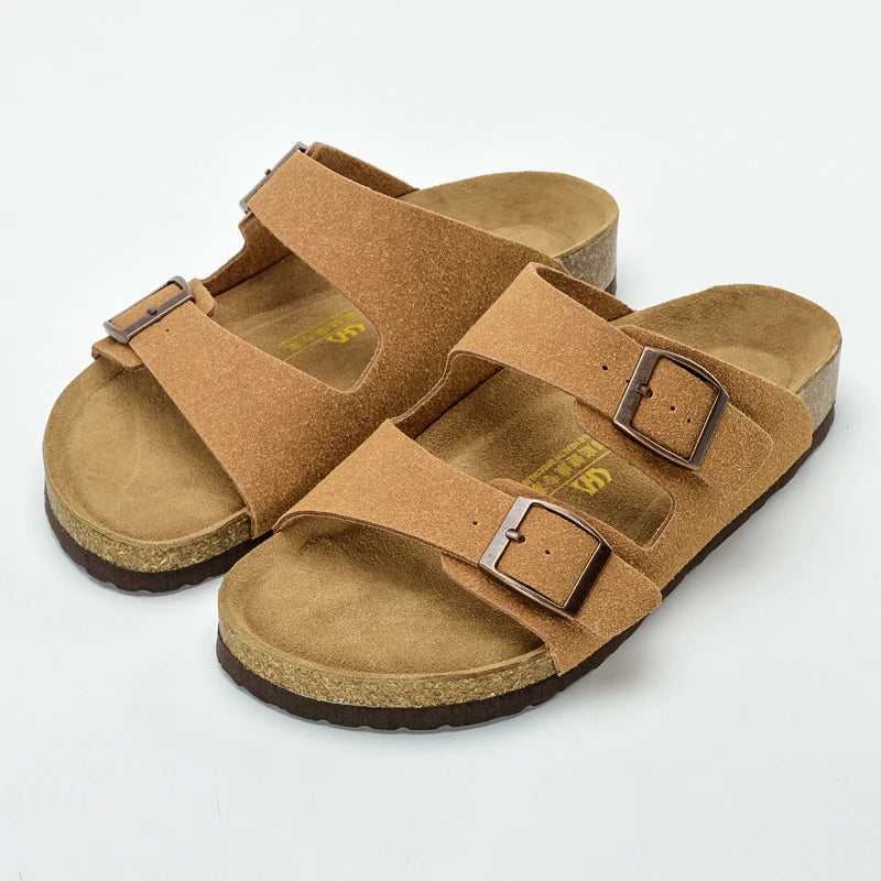 Ashford Cork Footbed Slide Sandals