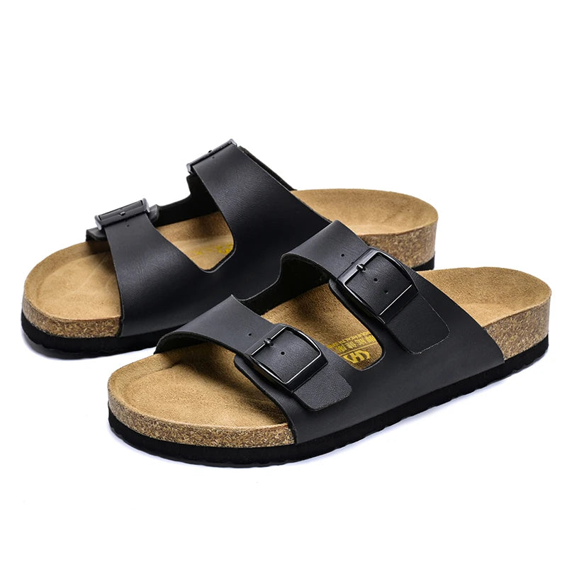 Ashford Cork Footbed Slide Sandals