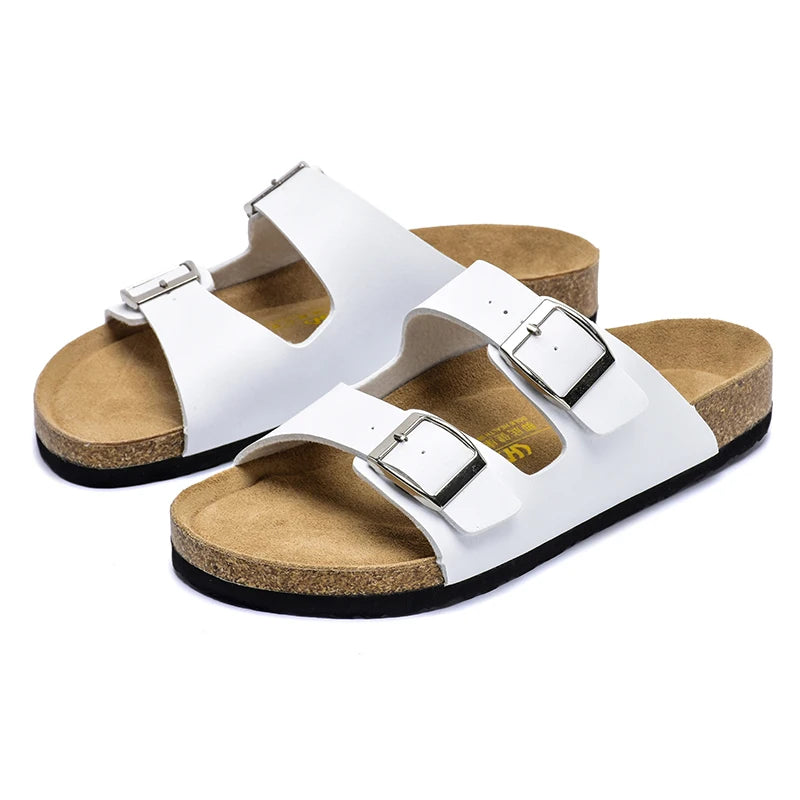 Ashford Cork Footbed Slide Sandals